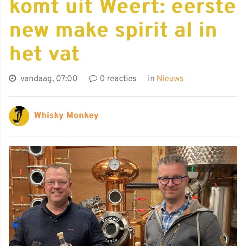 Whisky Monkey maakt gebruik van een foto van de Lapwing Whiskiacs.